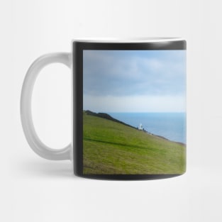 Whitby lighthouse on the Cleveland Way path Mug